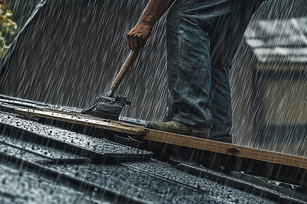 Réparation fuite toiture